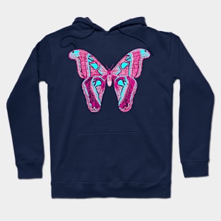 Pink butterfly Hoodie